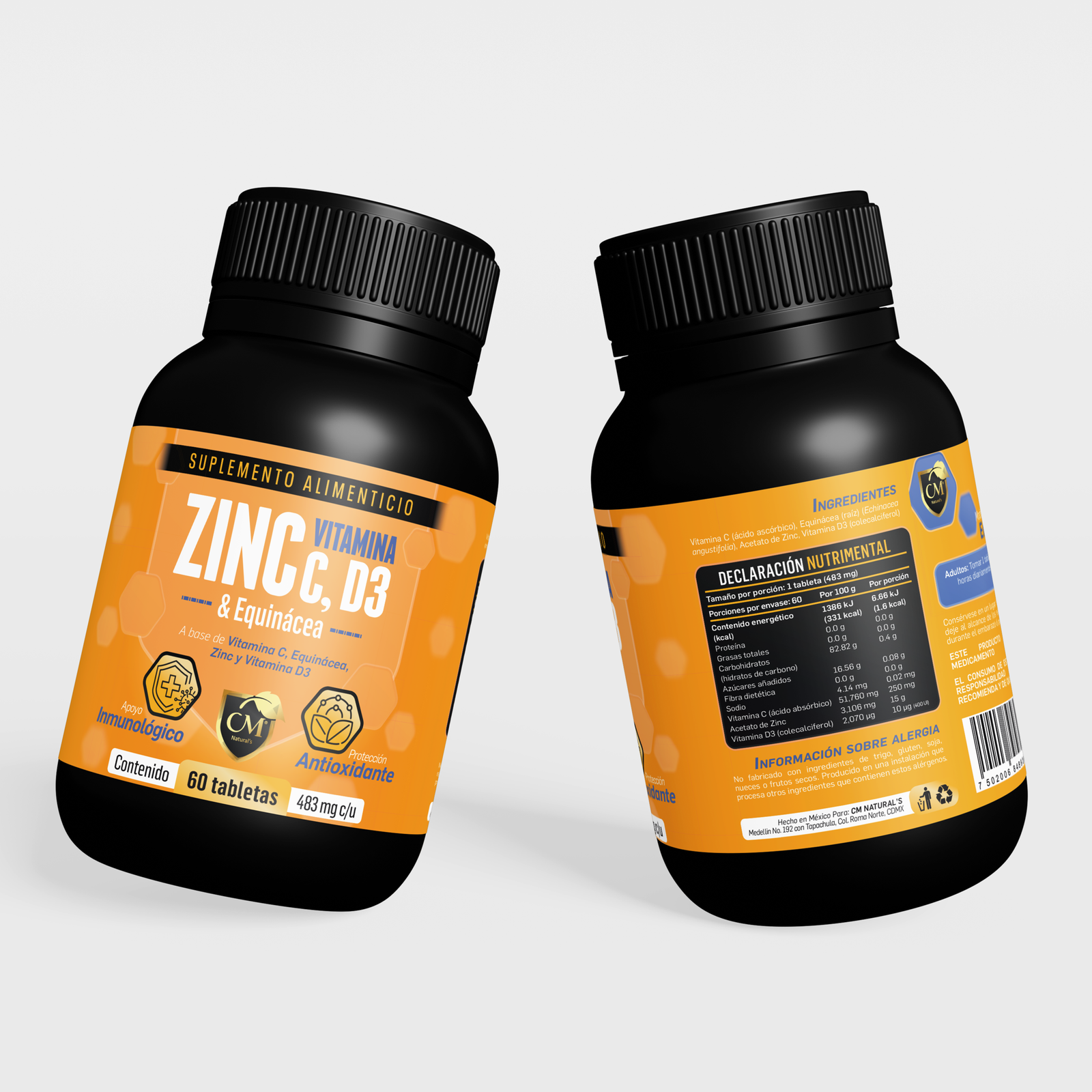 Zinc C, D3 & Equinácea 2 v2